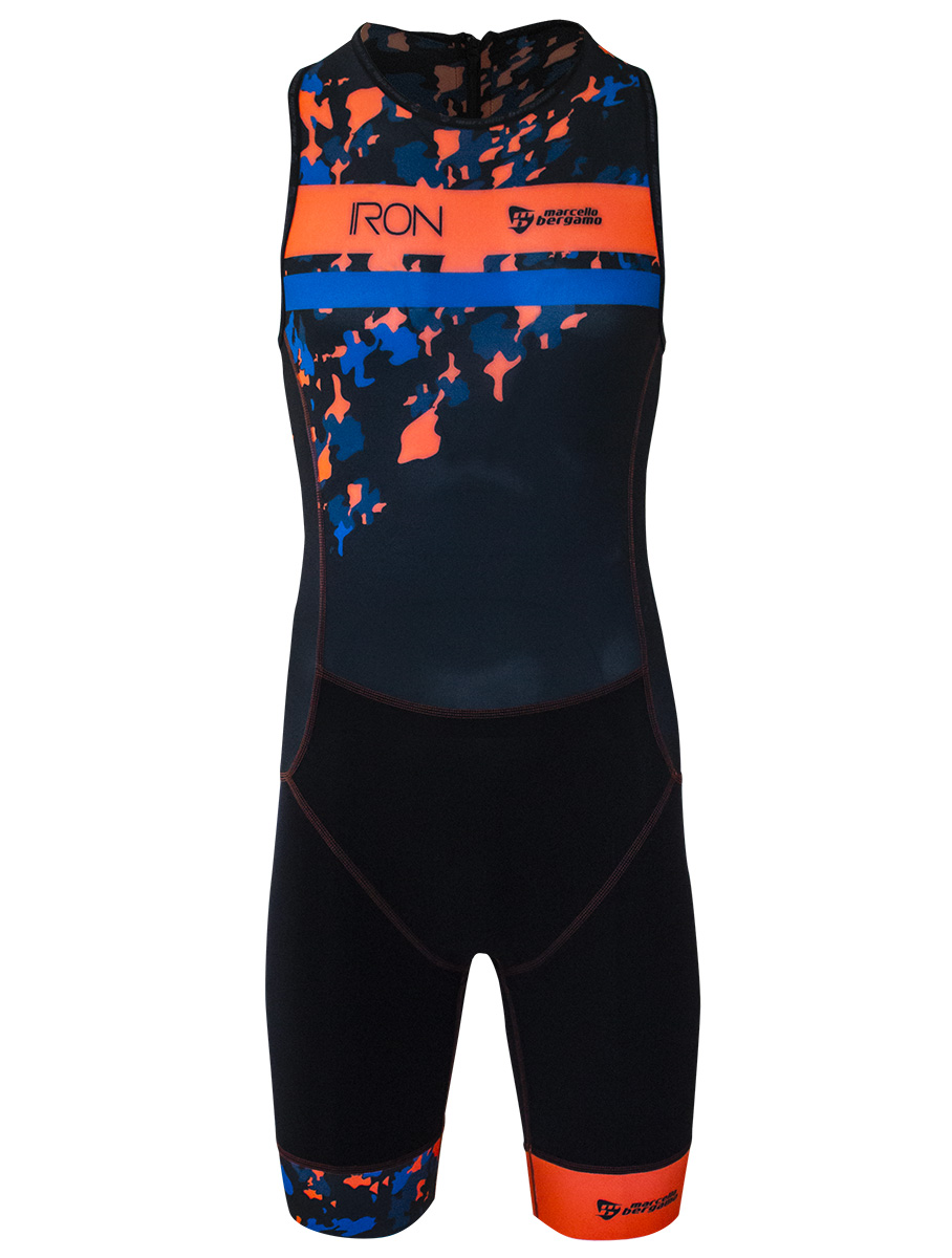 IRON. Body Triathlon Espadon - Nero Arancio Fluo - Ciclismo sportivo  vendita online - Marcello Bergamo