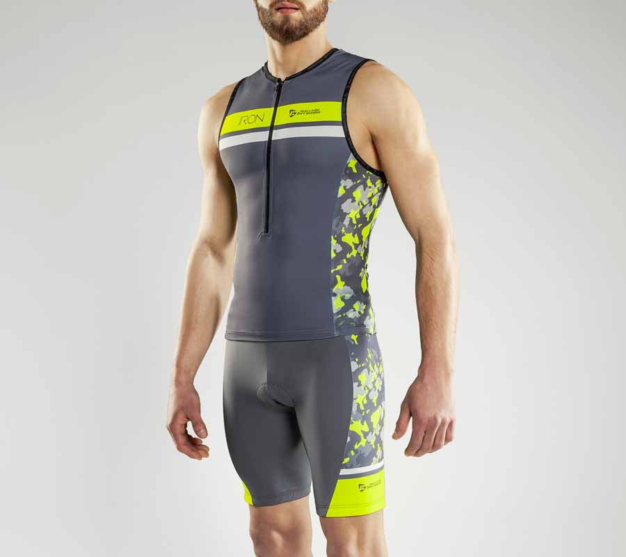 Top e pantalone triathlon personalizzato Iron