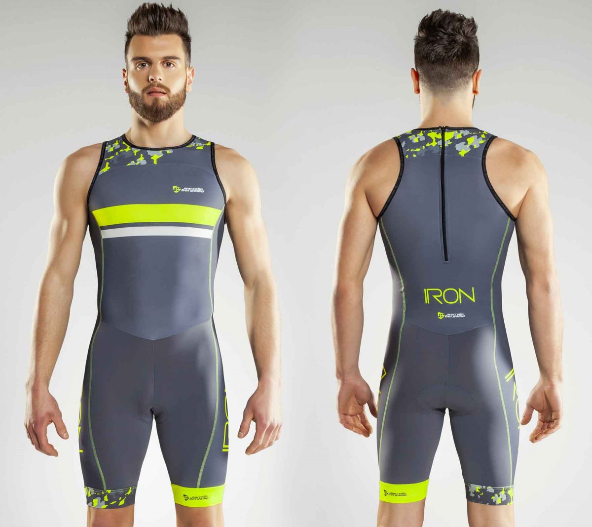 Body senza maniche Triathlon Iron Spin Tri Marcello Bergamo
