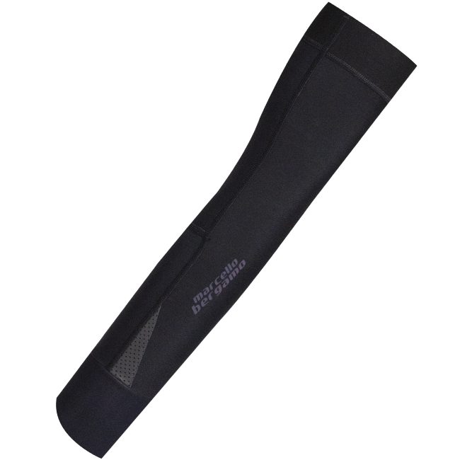 manicotti uomo inverno ciclismo PREMIUM NERO Marcello Bergamo