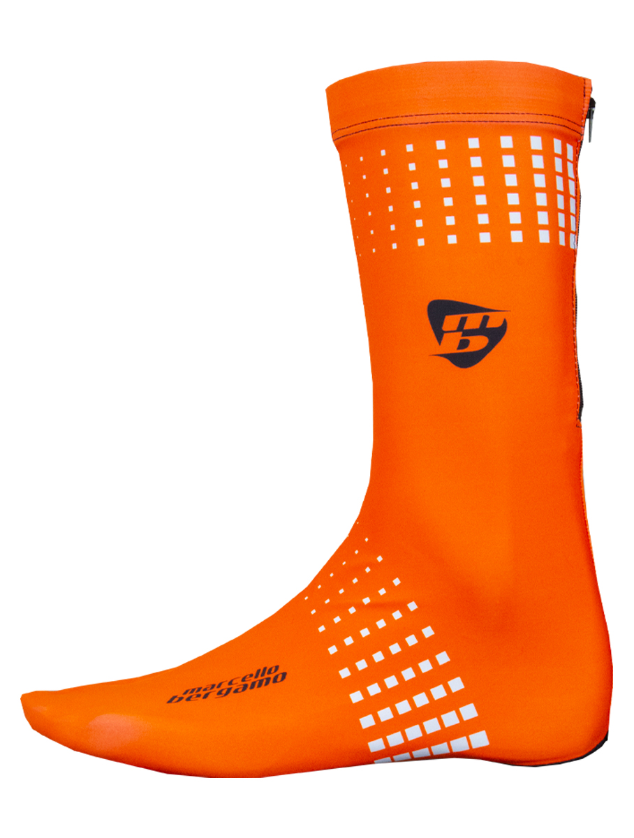 DOTS . Copriscarpa estivo Time Trial – Arancio Fluo