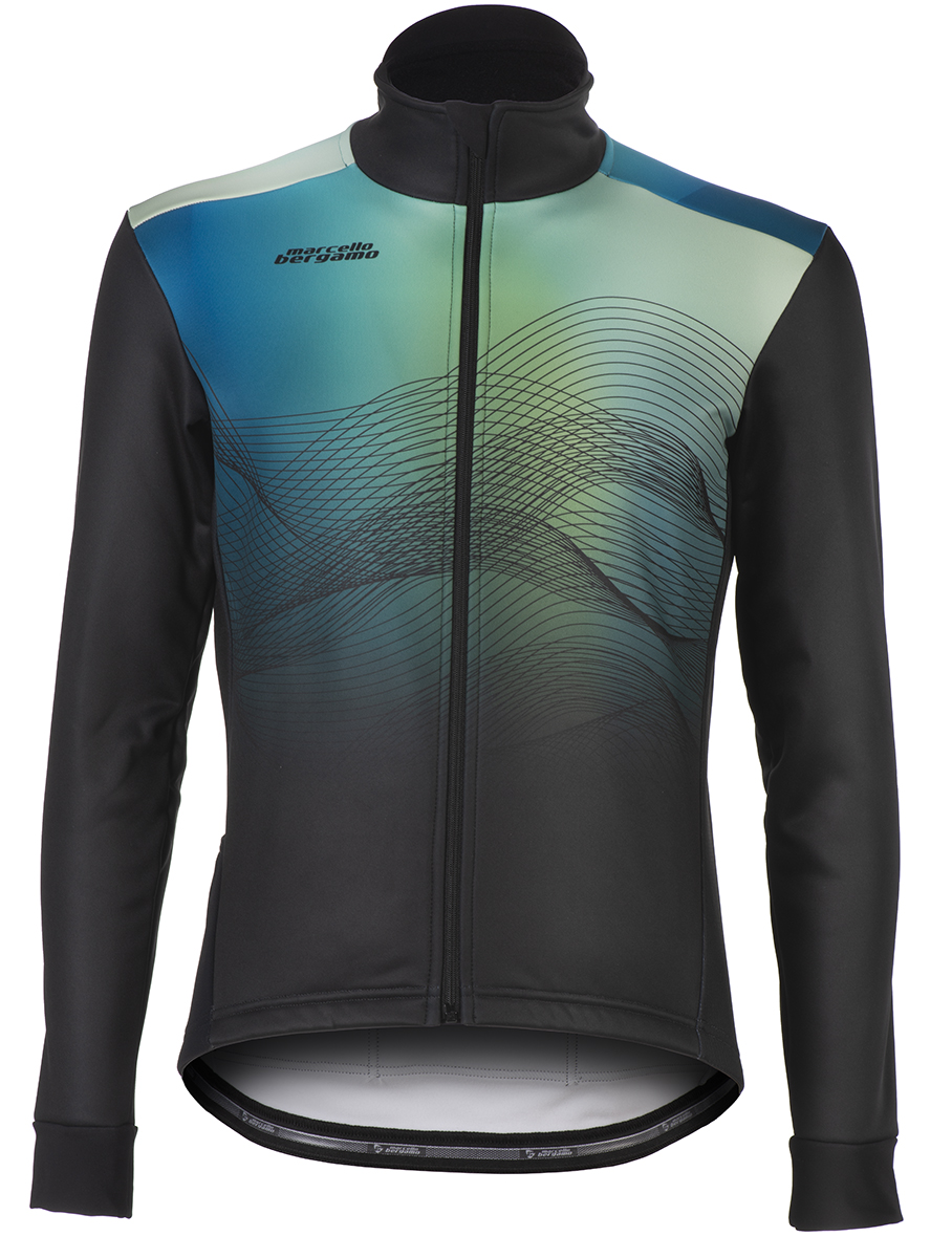 TWIST . Giubbino invernale - Nero / Verde - Ciclismo sportivo vendita  online - Marcello Bergamo