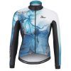 Giubbino ciclismo Lady Kalahari Nero Verde acqua Marcello Bergamo